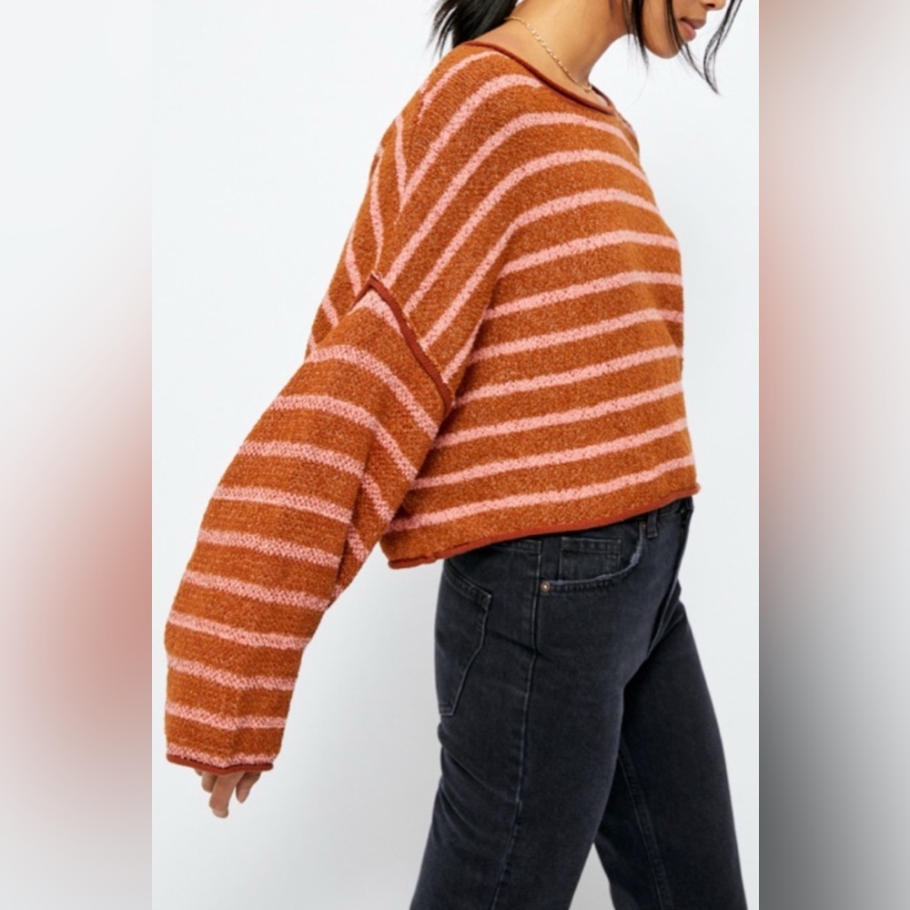 Free People Bardot Drop Shoulder Sweater - Picture 3 of 10